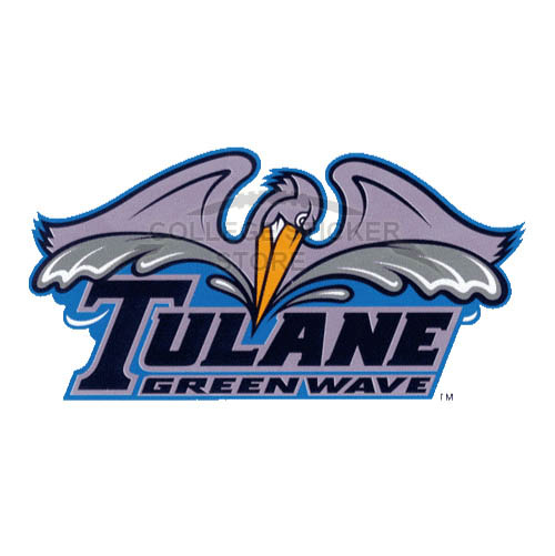 Diy Tulane Green Wave Iron-on Transfers (Wall Stickers)NO.6602